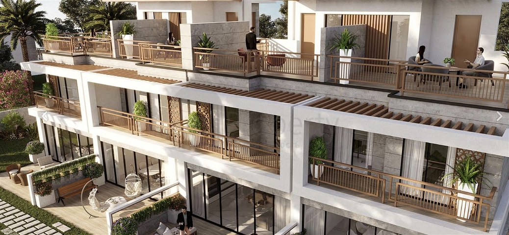 A comfortable project with a collection of townhouses in the Damac Hills 2 area