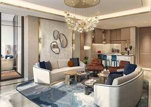 Designer apartments on the first coast overlooking the Persian Gulf