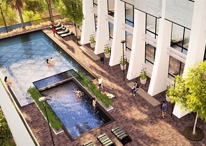 A 29-storey complex in a lively area of Dubai- Jumeirah Village Triangle