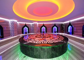 Furnished 4+1 penthouse with sea view in Mahmutlar