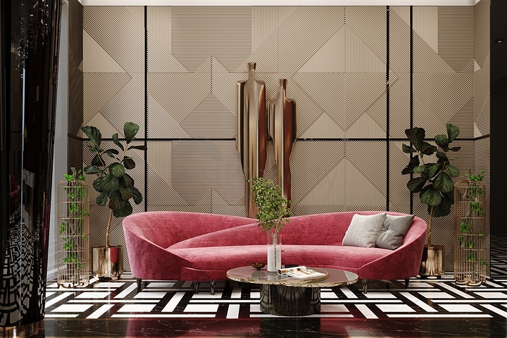 1+1 apartment in a luxury complex under construction