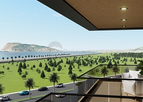 1+1 apartment in a luxury complex under construction