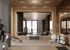 1+1 apartment in a luxury complex under construction