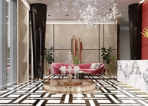 1+1 apartment in a luxury complex under construction