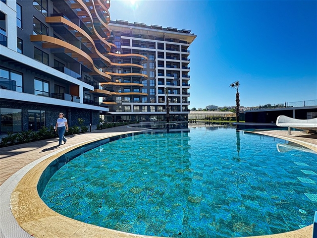 Two bedroom apartment in the area with the best sandy beach in Avsallar