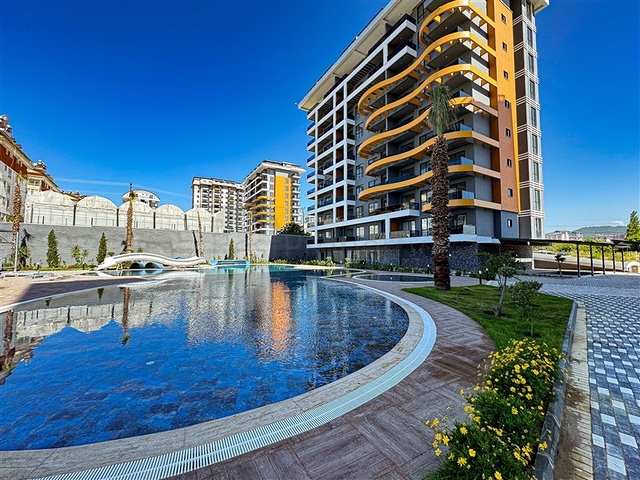 Two bedroom apartment in the area with the best sandy beach in Avsallar