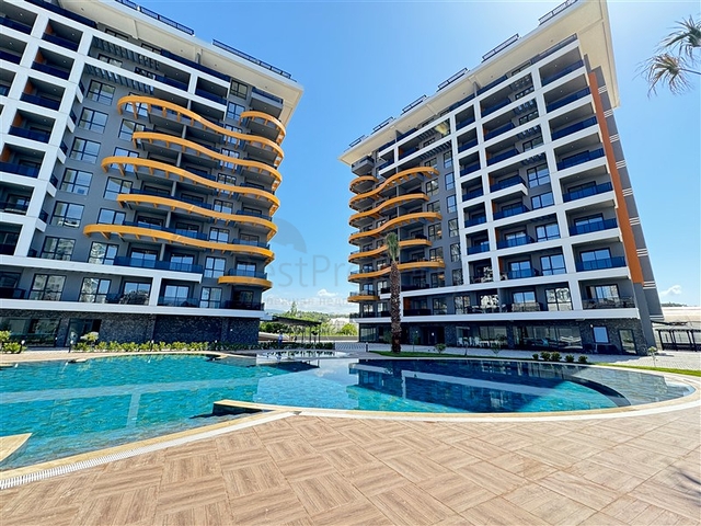 Two bedroom apartment in the area with the best sandy beach in Avsallar