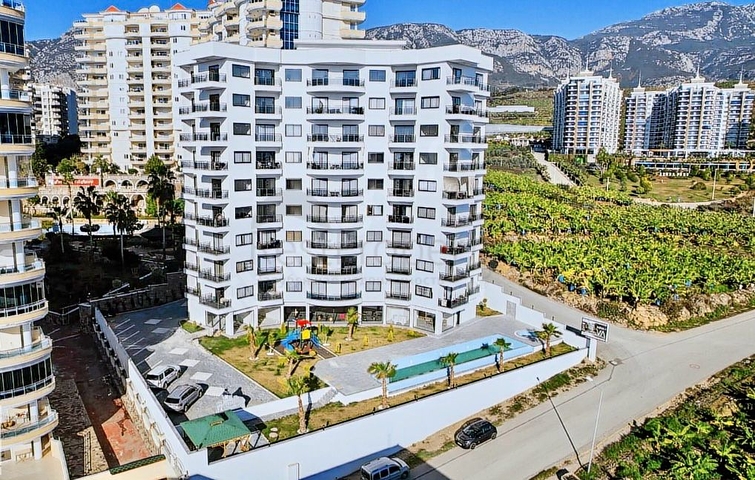 Furnished 1+1 apartment in Mahmutlar