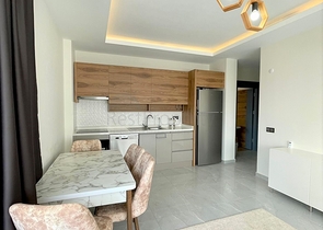 Furnished 1+1 apartment in Mahmutlar