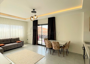 Furnished 1+1 apartment in Mahmutlar