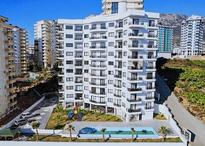 Furnished 1+1 apartment in Mahmutlar