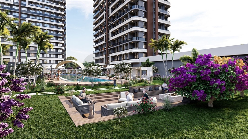 An investment project 400 m from the sea in the Erdemli area
