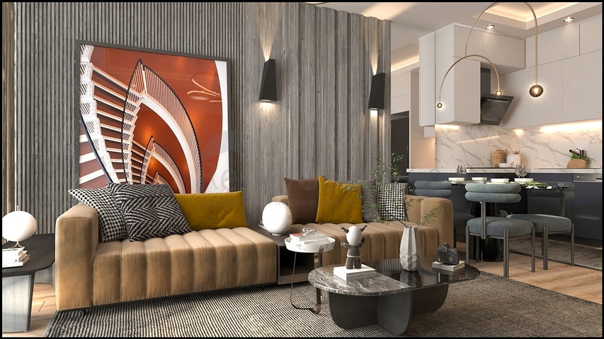 An investment project 400 m from the sea in the Erdemli area