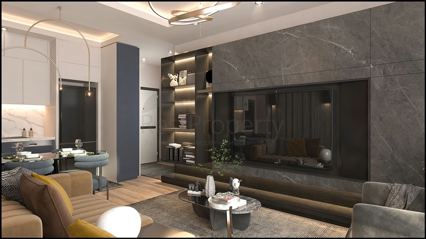 An investment project 400 m from the sea in the Erdemli area