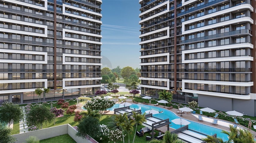 An investment project 400 m from the sea in the Erdemli area