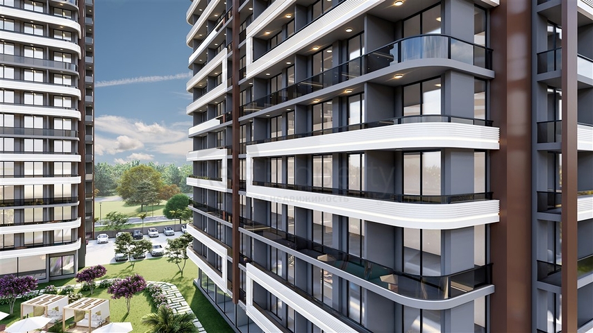 An investment project 400 m from the sea in the Erdemli area