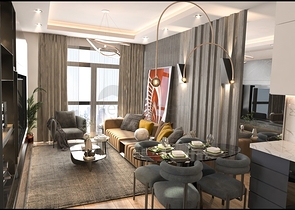 An investment project 400 m from the sea in the Erdemli area