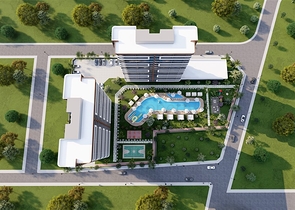 An investment project 400 m from the sea in the Erdemli area