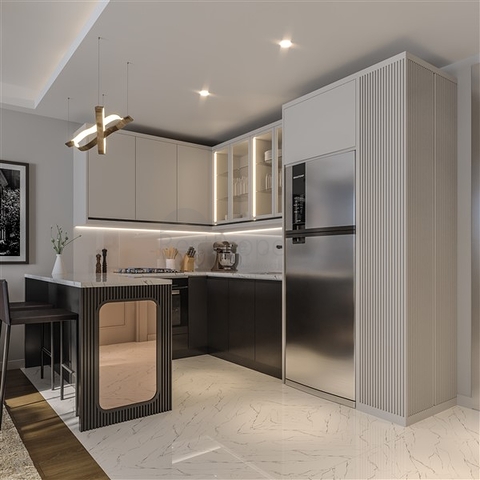 Apartments in a ready-made residential complex in the Teje microdistrict of Mersin