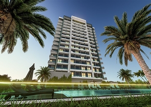 Apartments in a ready-made residential complex in the Teje microdistrict of Mersin