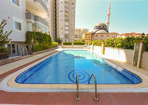 Two-bedroom apartment in the very center of Mahmutlar