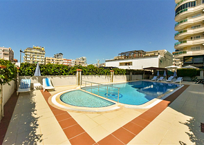 Two-bedroom apartment in the very center of Mahmutlar