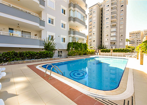 Two-bedroom apartment in the very center of Mahmutlar