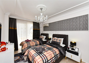 Two-bedroom apartment in the very center of Mahmutlar