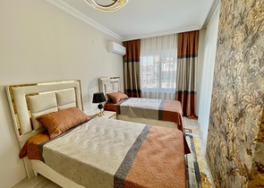 Furnished 2+1 apartment with separate kitchen in Mahmutlar district