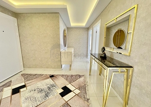 Furnished 2+1 apartment with separate kitchen in Mahmutlar district