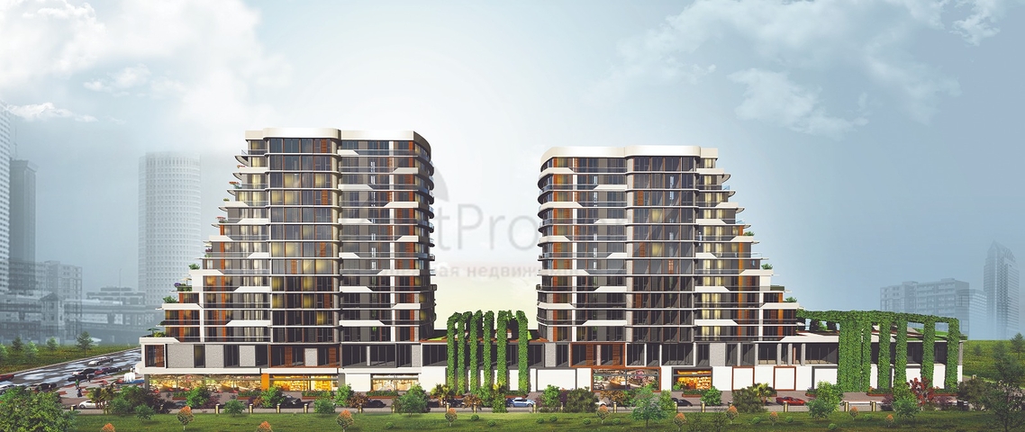 A 1+1 apartment is offered for sale in a ready-made residential complex in Bagcılar district