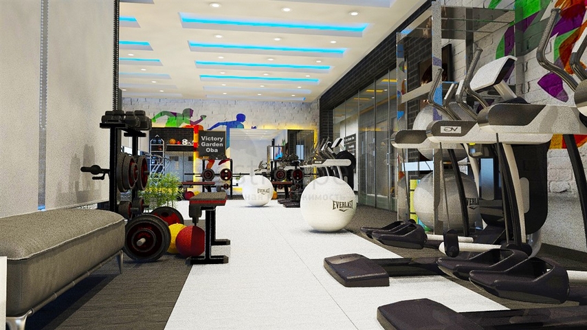 One-bedroom apartment in a new complex in Oba district