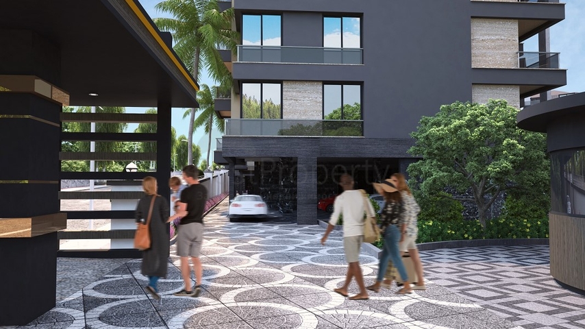 One-bedroom apartment in a new complex in Oba district