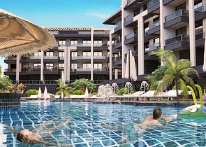 One-bedroom apartment in a new complex in Oba district