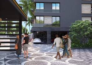 One-bedroom apartment in a new complex in Oba district