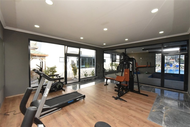 2+1 penthouse in a new house 400 m from the sea 