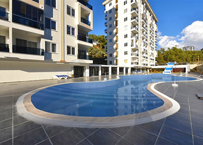 Furnished 1+1 apartment in Avsallar