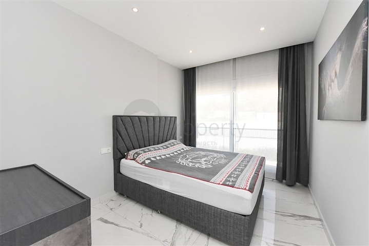 Furnished 1+1 apartment in a new complex in Avsallar