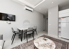 Furnished 1+1 apartment in a new complex in Avsallar