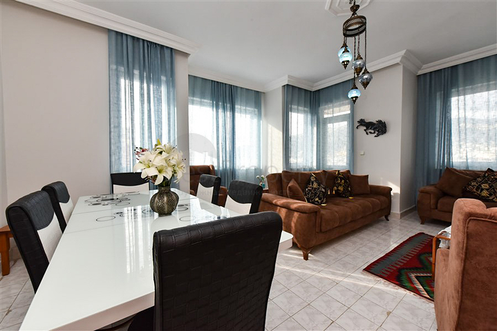 3+1 apartment with separate kitchen at the foot of the Alanya Fortress