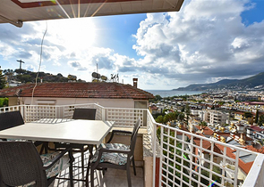 3+1 apartment with separate kitchen at the foot of the Alanya Fortress