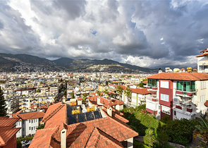 3+1 apartment with separate kitchen at the foot of the Alanya Fortress