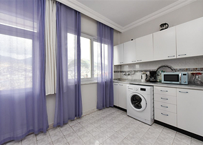 3+1 apartment with separate kitchen at the foot of the Alanya Fortress