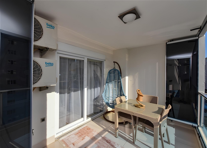 Furnished 1+1 apartment in Mahmutlar district