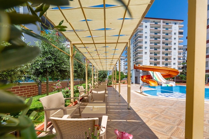 Furnished 1+1 apartment in Mahmutlar district