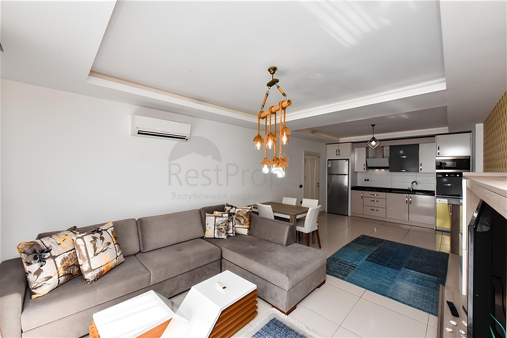 Furnished 1+1 apartment in Mahmutlar district