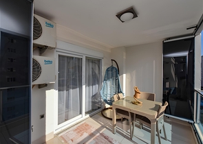 Furnished 1+1 apartment in Mahmutlar district