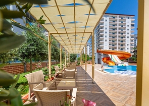 Furnished 1+1 apartment in Mahmutlar district