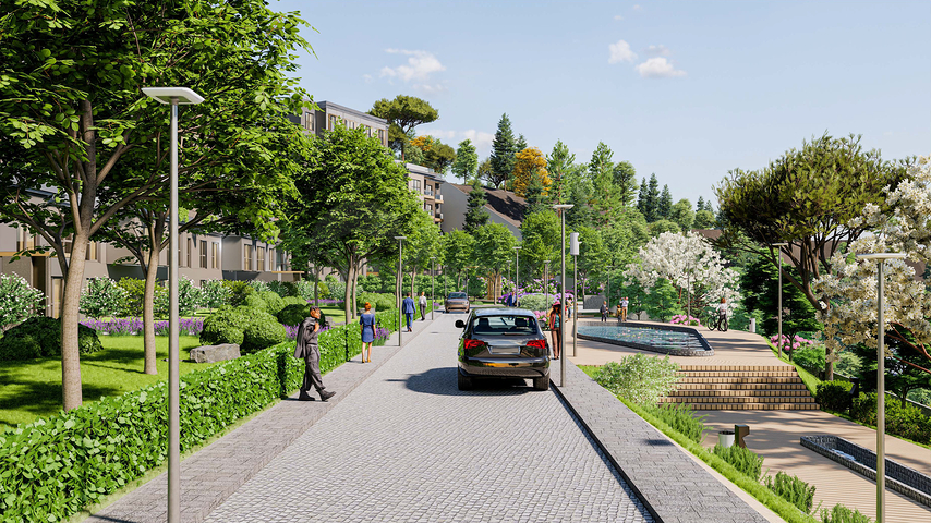 Large-scale residential complex in the center of the district Pendik Large-scale residential complex in the center of the district Pendik