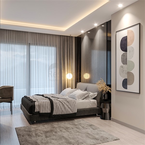 Apartments in a complex under construction in Tomyuk district